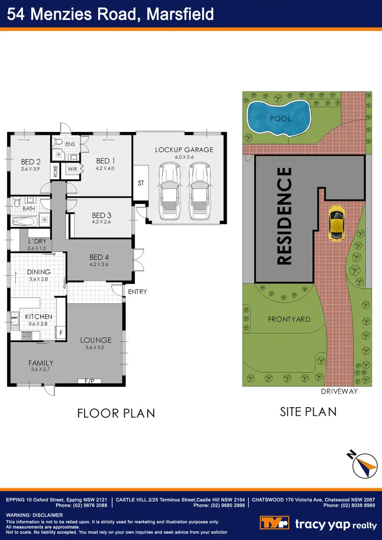 Floorplan of Homely house listing, 54 Menzies Road, Marsfield NSW 2122
