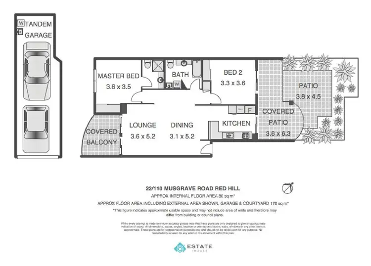Floorplan of Homely apartment listing, 22/110 Musgrave Road, Red Hill QLD 4059