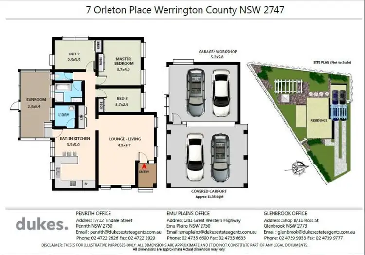 Floorplan of Homely house listing, 7 Orleton Place, Werrington County NSW 2747