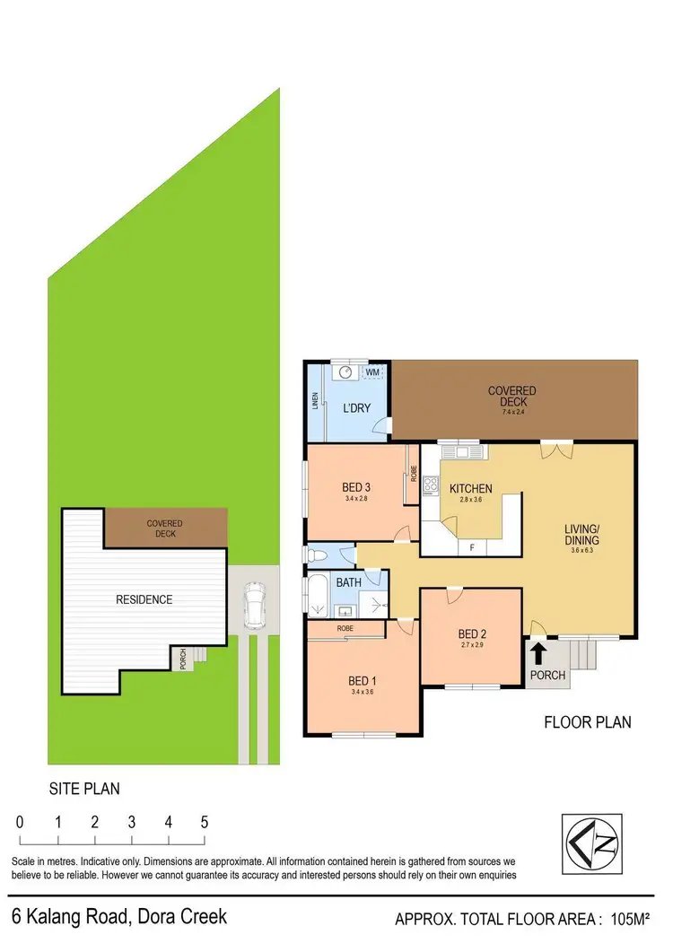 Floorplan of Homely house listing, 6 Kalang Road, Dora Creek NSW 2264