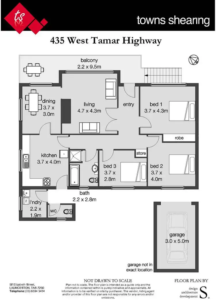 Floorplan of Homely house listing, 435 West Tamar Road, Riverside TAS 7250