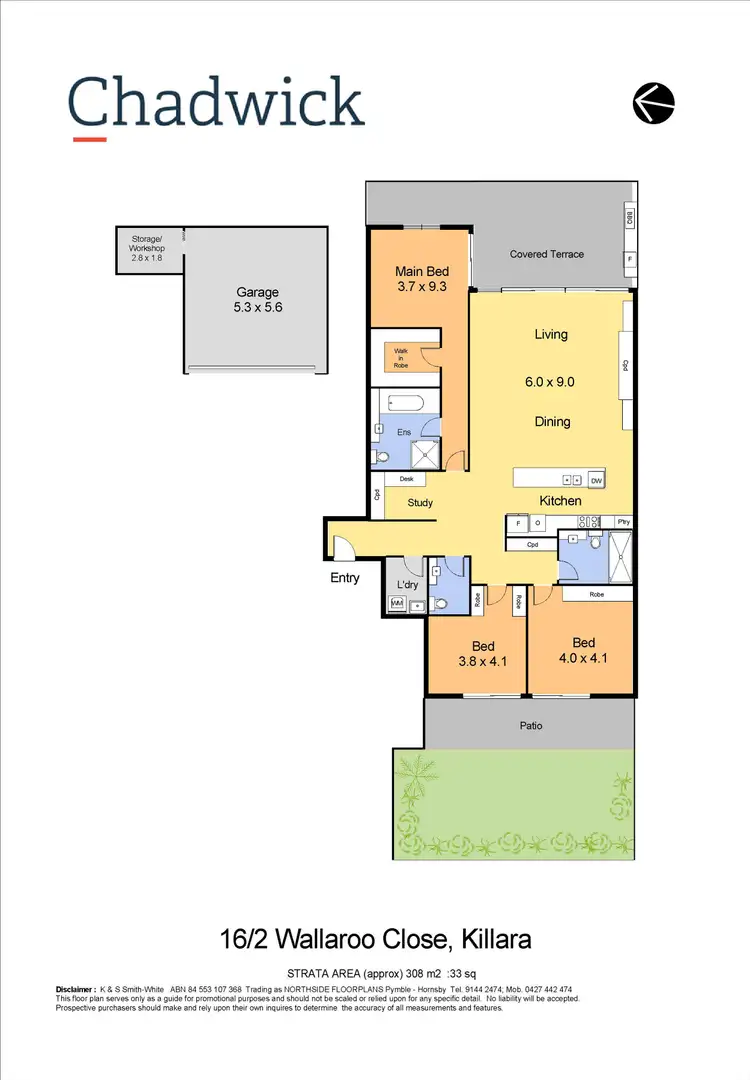 Floorplan of Homely apartment listing, 16/2 Wallaroo Close, Killara NSW 2071
