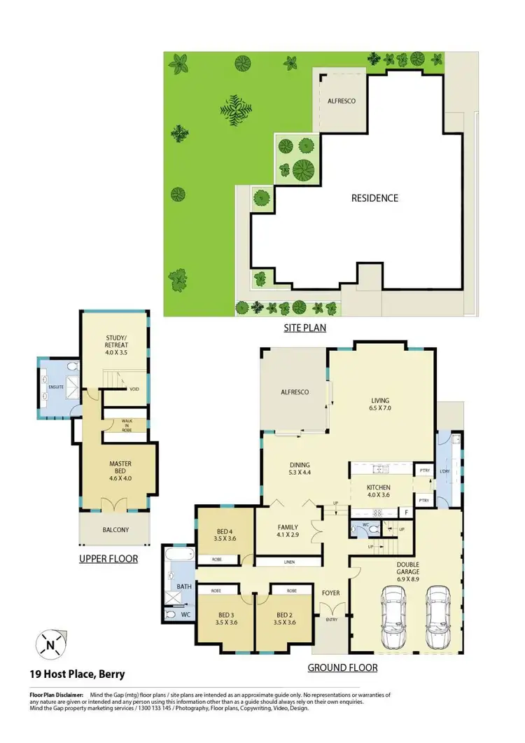 Floorplan of Homely house listing, 19 Host Place, Berry NSW 2535