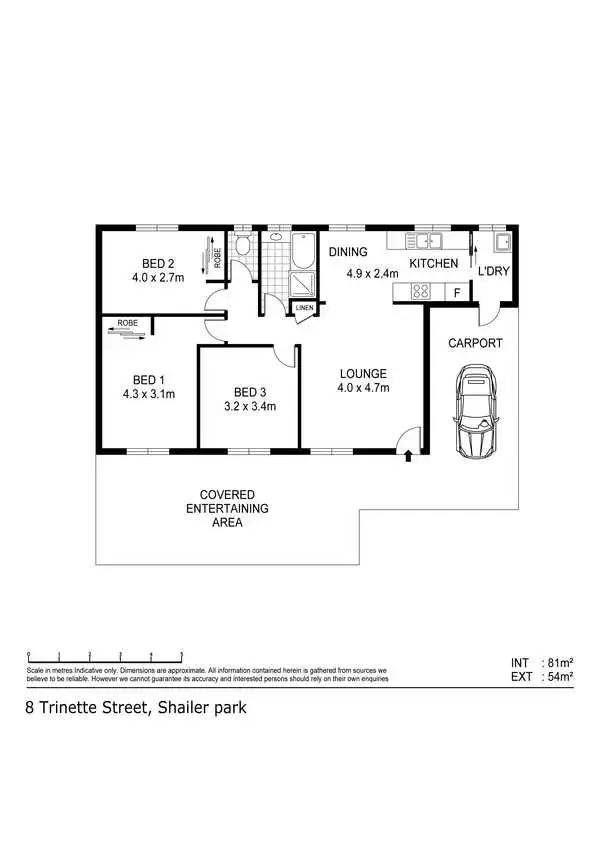 Floorplan of Homely house listing, 8 Trinette Street, Shailer Park QLD 4128