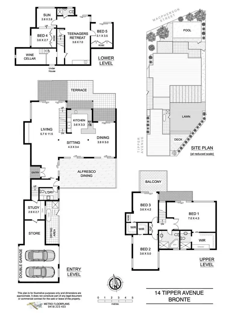 Floorplan of Homely house listing, 14 Tipper Avenue, Bronte NSW 2024