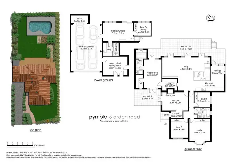 Floorplan of Homely house listing, 3 Arden Road, Pymble NSW 2073