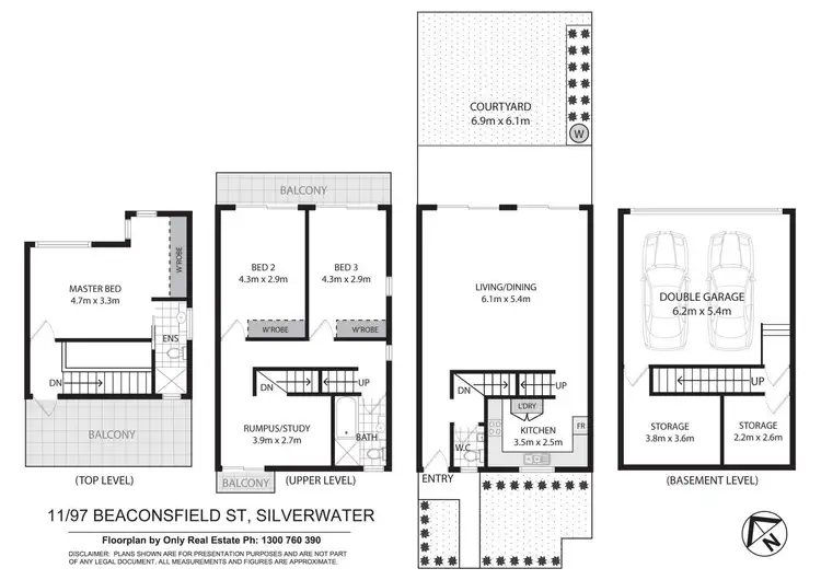 Floorplan of Homely townhouse listing, 11/97-101 Beaconsfield Street, Silverwater NSW 2128