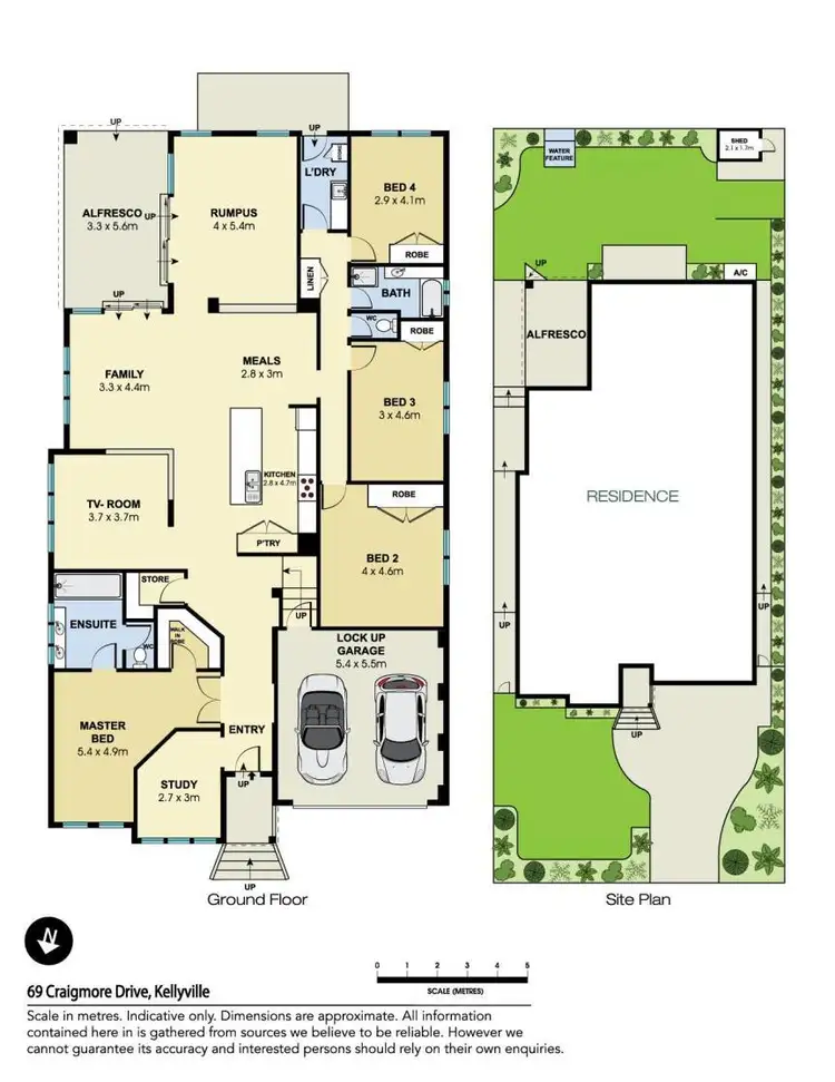 Floorplan of Homely house listing, 69 Craigmore Drive, Kellyville NSW 2155