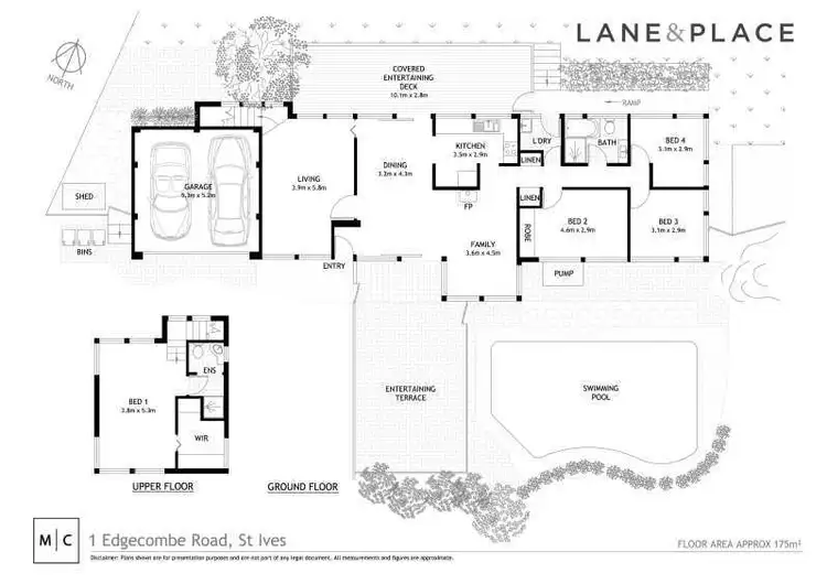 Floorplan of Homely house listing, 1 Edgecombe Road, St Ives NSW 2075