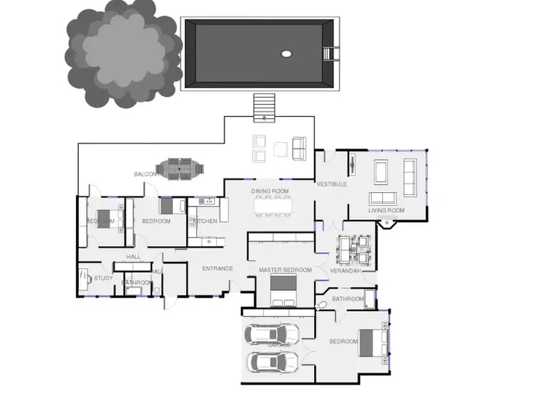 Floorplan of Homely house listing, 47 Stratford Street, Moggill QLD 4070