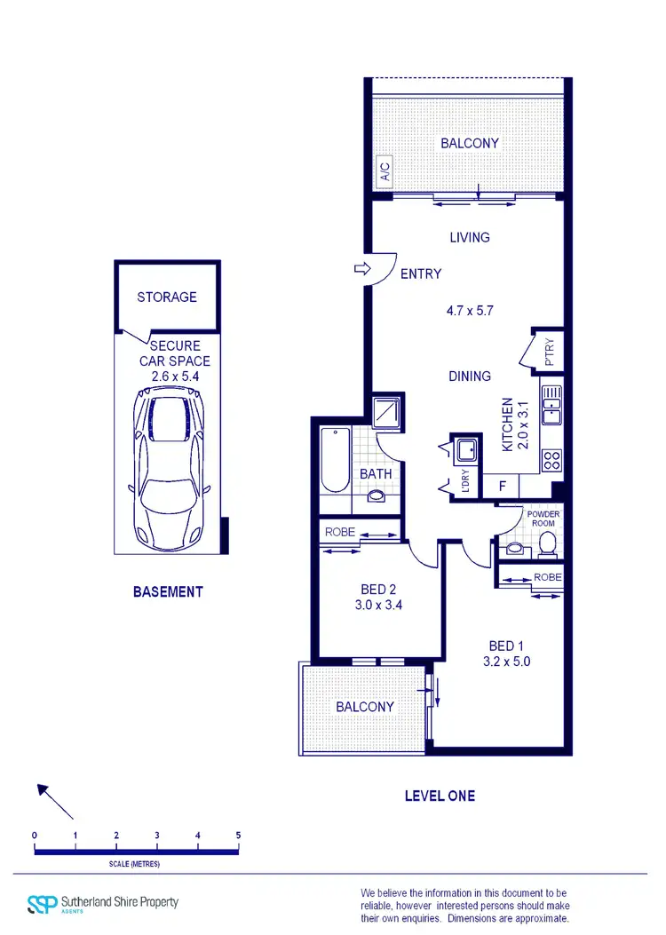 Floorplan of Homely apartment listing, 28/360 Kingsway, Caringbah NSW 2229
