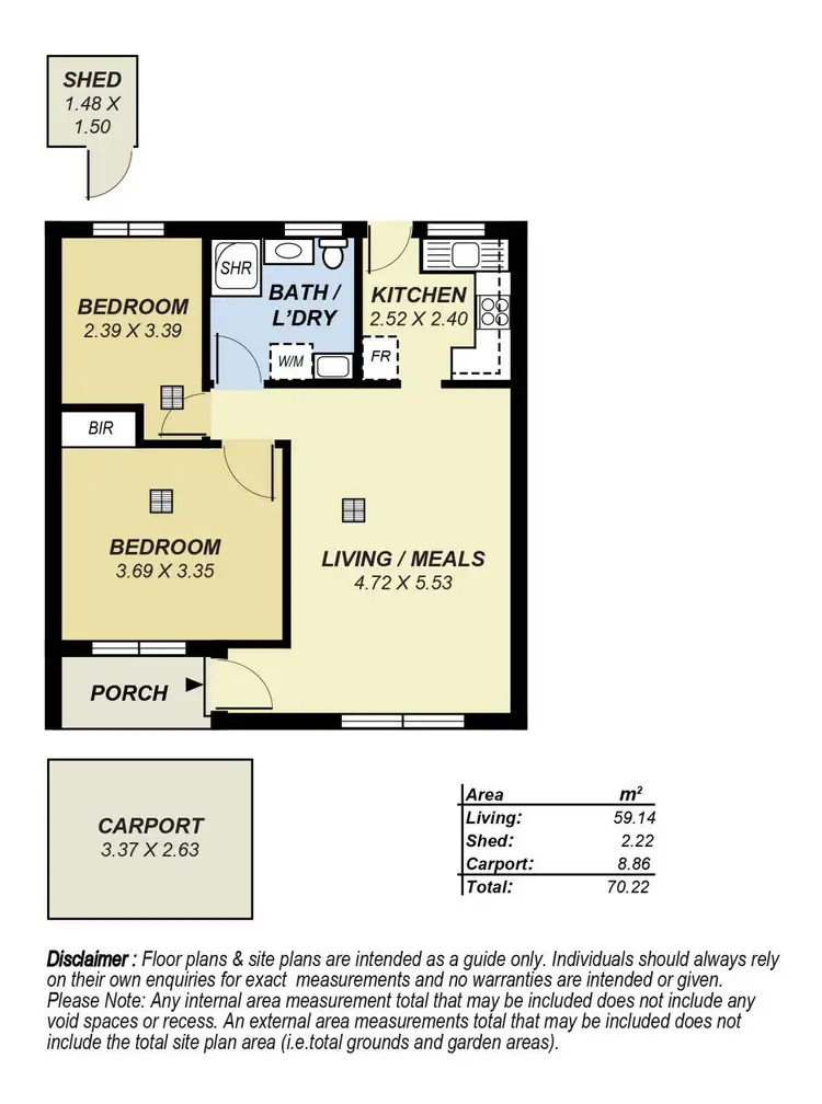 Floorplan of Homely unit listing, 2/20 Cookes Road, Windsor Gardens SA 5087