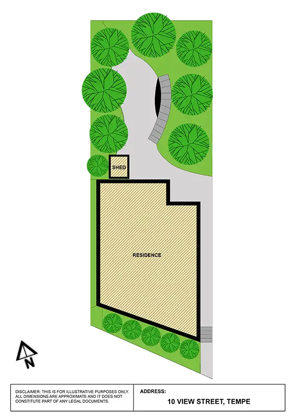 Floorplan of Homely house listing, 10 View Street, Tempe NSW 2044