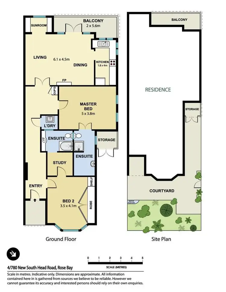 Floorplan of Homely apartment listing, 4/780 New South Head Road, Rose Bay NSW 2029