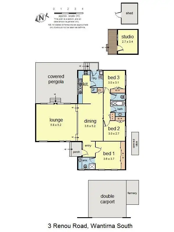 Floorplan of Homely house listing, 3 Renou Road, Wantirna South VIC 3152