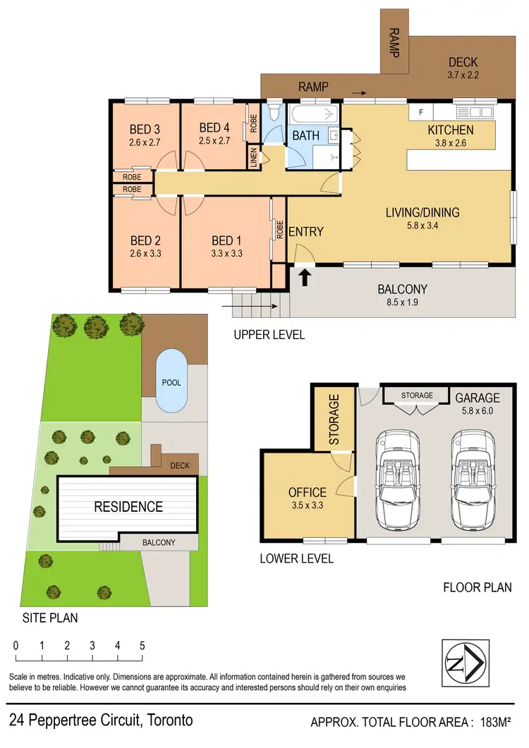 Floorplan of Homely house listing, 24 Peppertree Circuit, Toronto NSW 2283