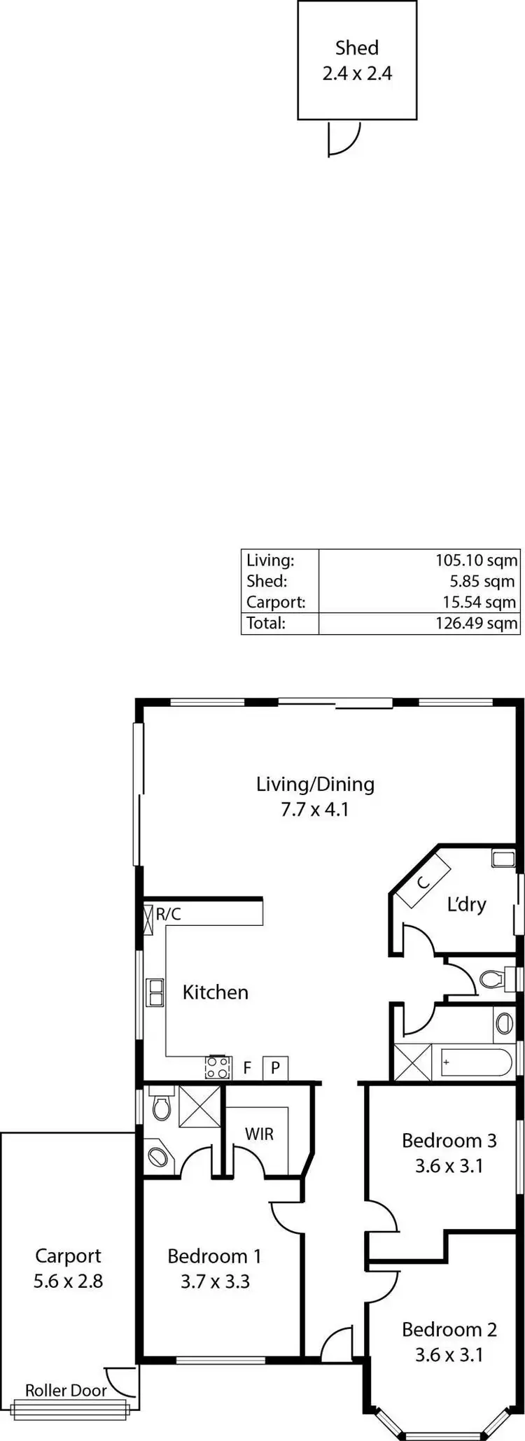 Floorplan of Homely house listing, 1B Storey Avenue, Aldinga Beach SA 5173