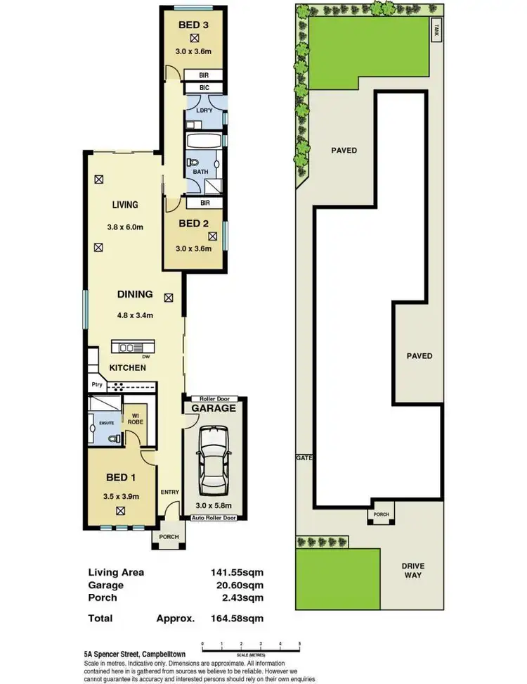 Floorplan of Homely house listing, 5A Spencer Street, Campbelltown SA 5074