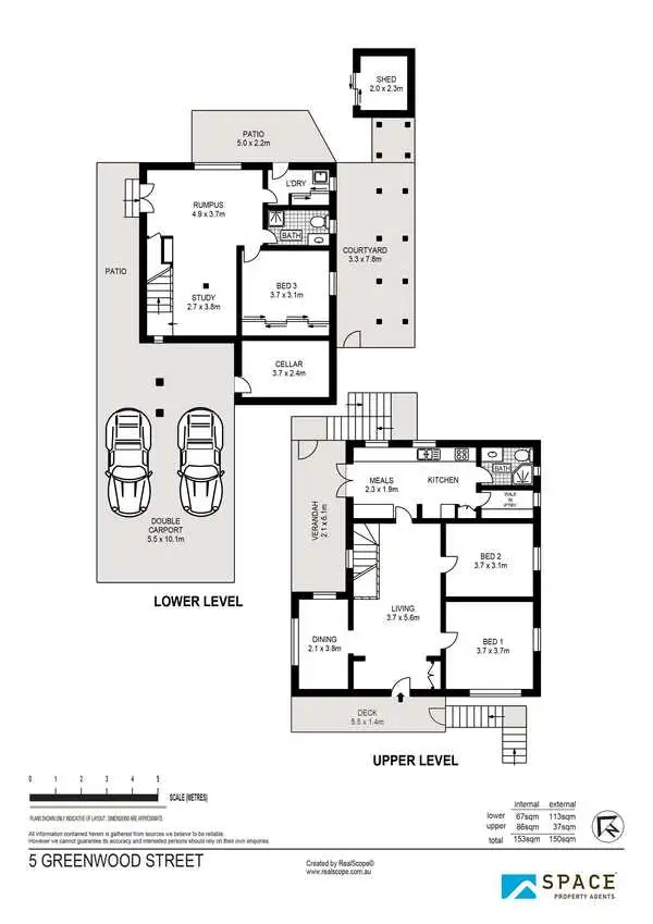 Floorplan of Homely house listing, 5 Greenwood Street, Ashgrove QLD 4060