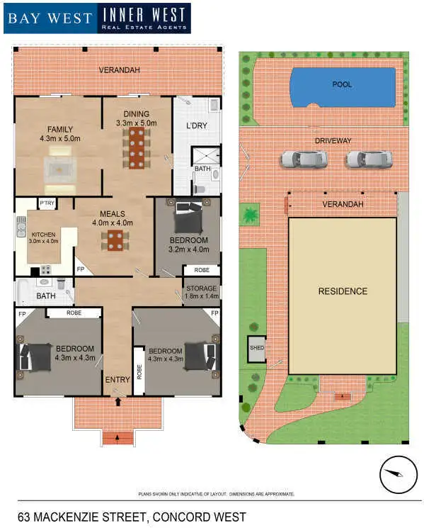 Floorplan of Homely house listing, 63 MacKenzie Street, Concord West NSW 2138