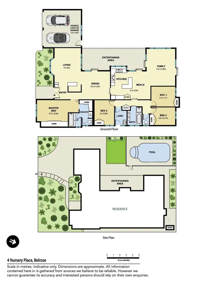 Floorplan of Homely house listing, 4 Nursery Place, Belrose NSW 2085