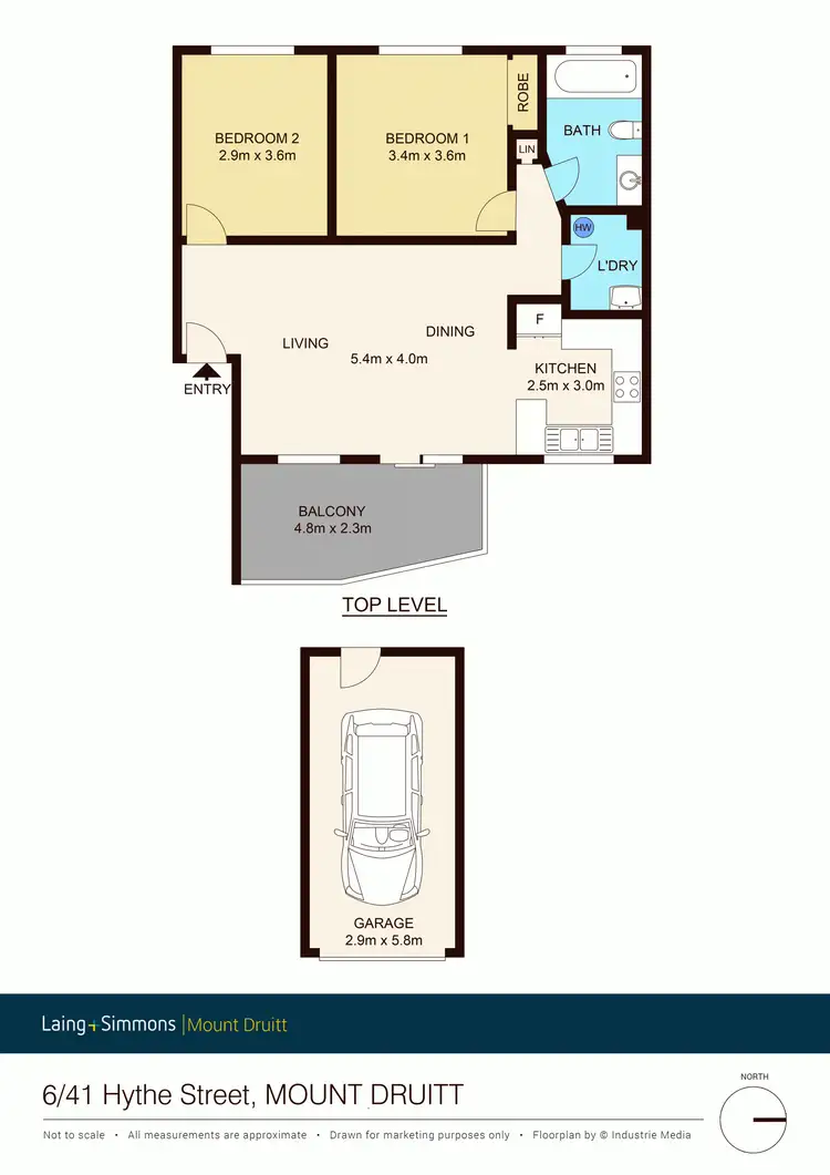 Floorplan of Homely unit listing, 6/41 Hythe Street, Mount Druitt NSW 2770