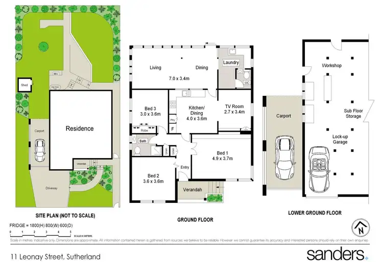 Floorplan of Homely house listing, 11 Leonay Street, Sutherland NSW 2232