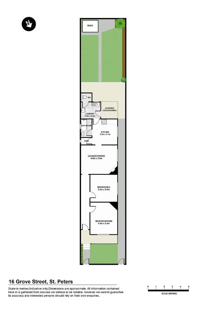 Floorplan of Homely house listing, 16 Grove Street, St Peters NSW 2044