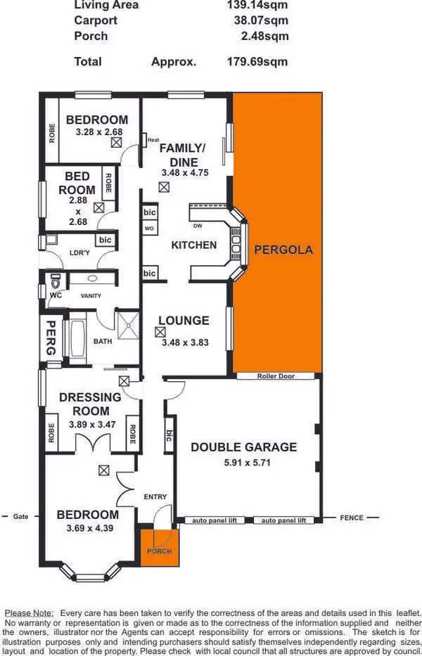 Floorplan of Homely house listing, 3 Covent Terrace, Oakden SA 5086