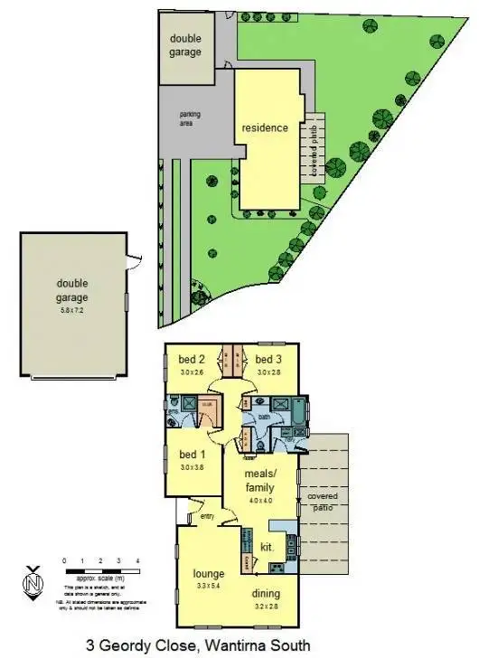 Floorplan of Homely house listing, 3 Geordy Close, Wantirna South VIC 3152