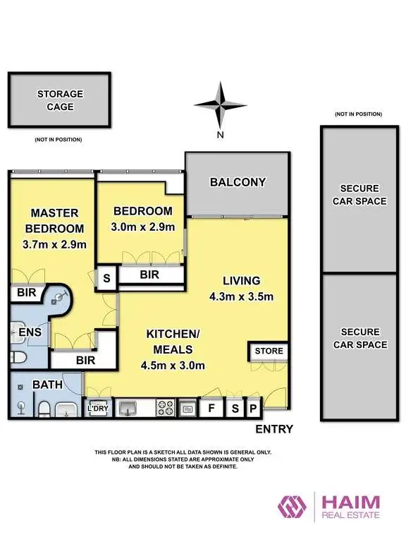Floorplan of Homely apartment listing, 2201/22 Dorcas Street, Southbank VIC 3006