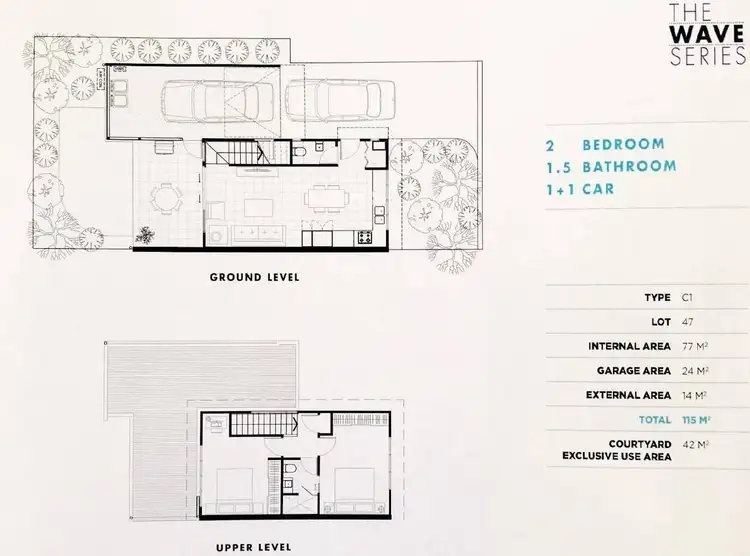 Floorplan of Homely unit listing, 47/42 Boardwalk Boulevard, Mount Coolum QLD 4573