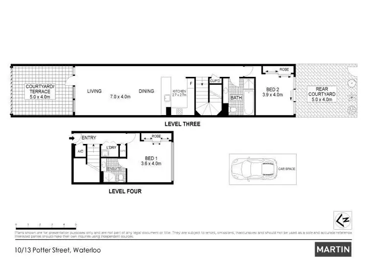 Floorplan of Homely apartment listing, 10/13 Potter Street, Waterloo NSW 2017
