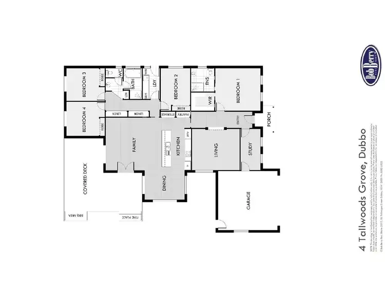 Floorplan of Homely house listing, 4 Tallwoods Grove, Dubbo NSW 2830