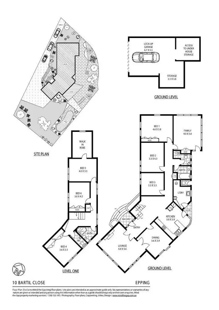 Floorplan of Homely house listing, 10 Bartil Close, Epping NSW 2121