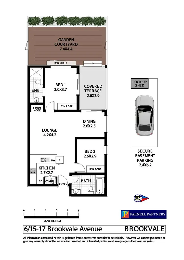 Floorplan of Homely apartment listing, 6/15-17 Brookvale Avenue, Brookvale NSW 2100