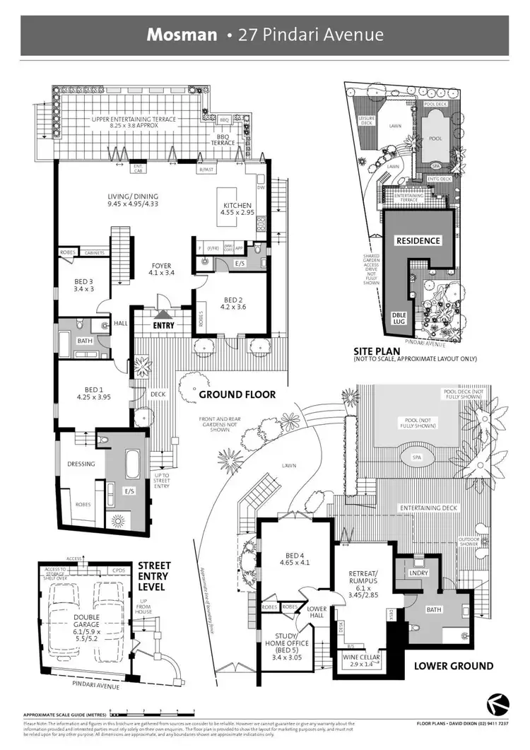 Floorplan of Homely house listing, 27 Pindari Avenue, Mosman NSW 2088