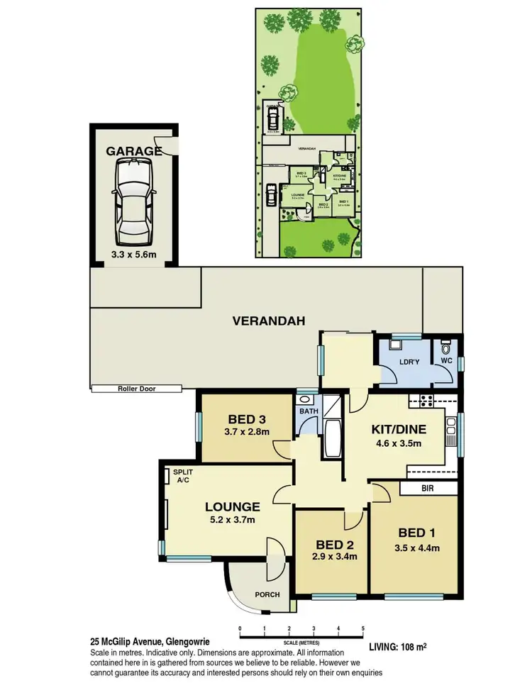 Floorplan of Homely house listing, 25 McGilp Avenue, Glengowrie SA 5044