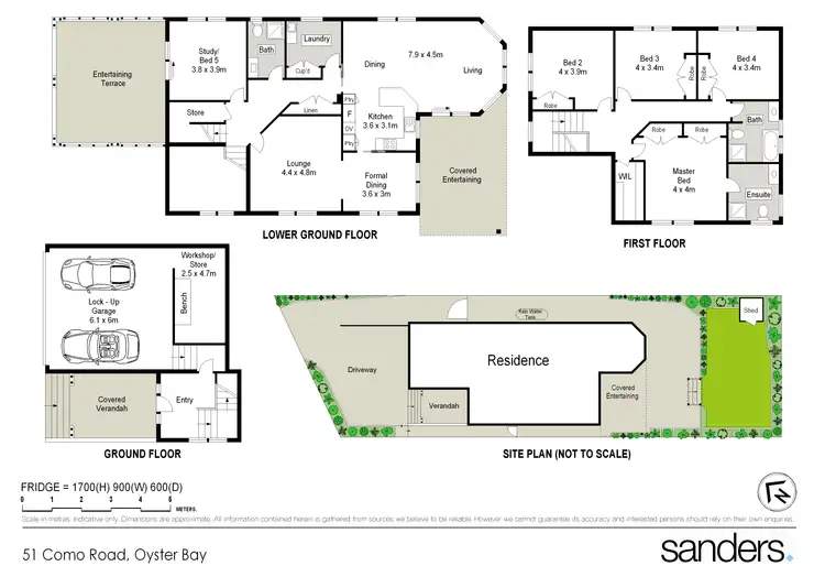 Floorplan of Homely house listing, 51 Como Road, Oyster Bay NSW 2225