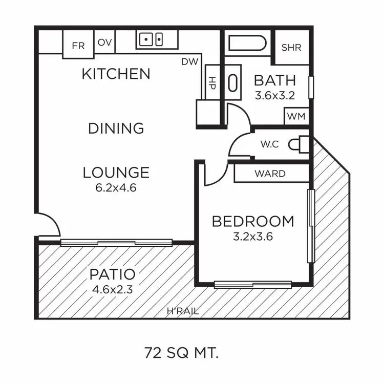 Floorplan of Homely apartment listing, 1/49 Bower Street, Annerley QLD 4103