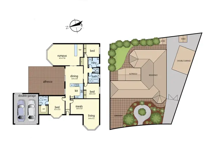 Floorplan of Homely house listing, 4 Eagle Court, Blind Bight VIC 3980