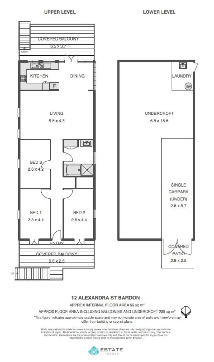 Floorplan of Homely house listing, 12 Alexandra Street, Bardon QLD 4065