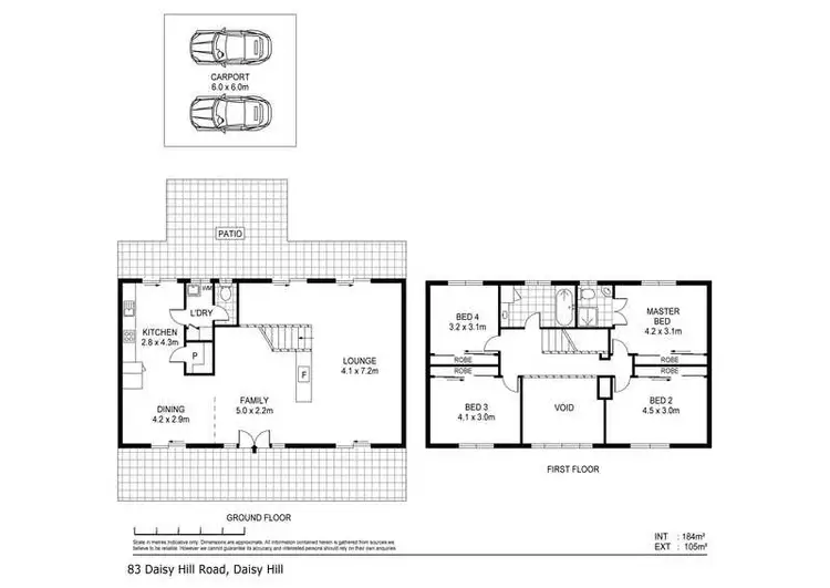 Floorplan of Homely house listing, 83b Daisy Hill Road, Daisy Hill QLD 4127