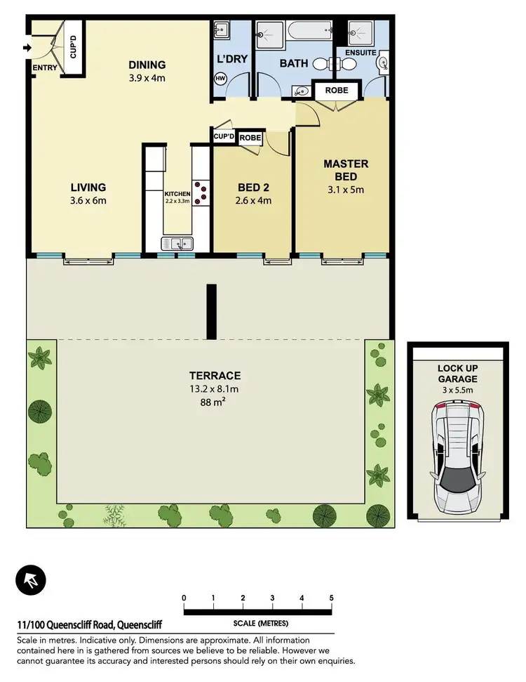 Floorplan of Homely apartment listing, 11/100 Queenscliff Road, Queenscliff NSW 2096
