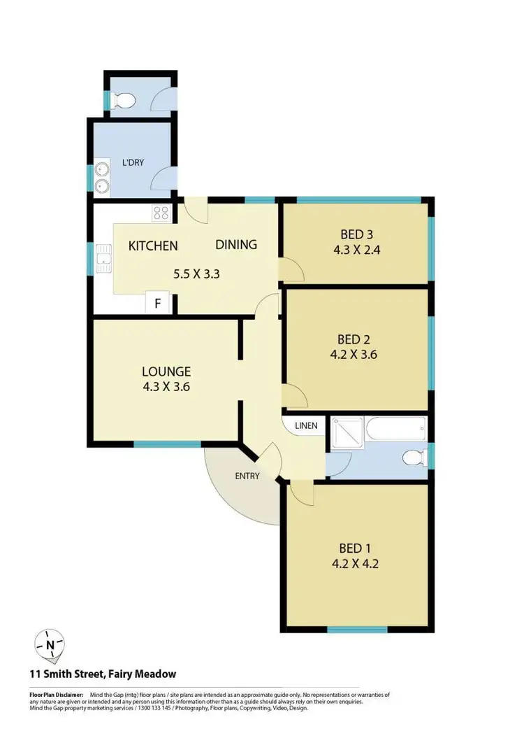Floorplan of Homely house listing, 11 Smith Street, Fairy Meadow NSW 2519