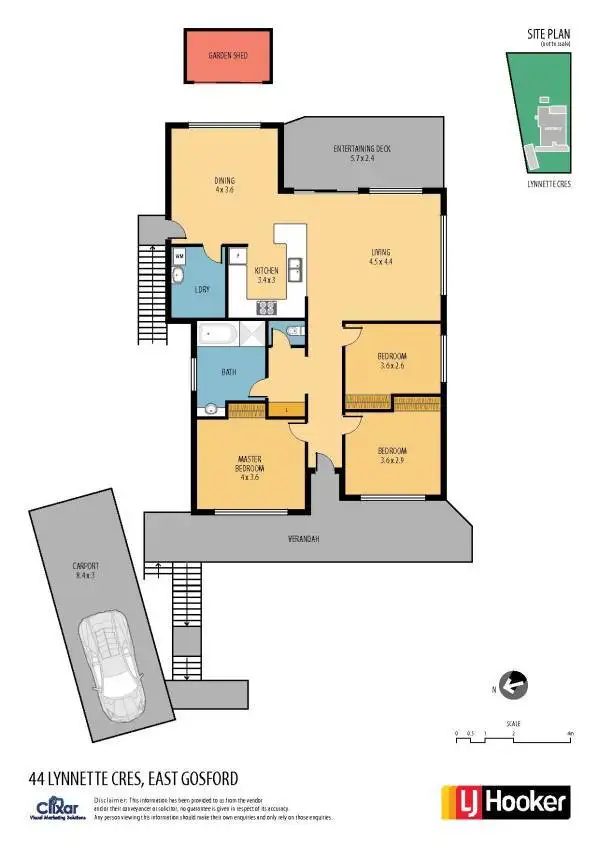 Floorplan of Homely house listing, 44 Lynnette Crescent, East Gosford NSW 2250