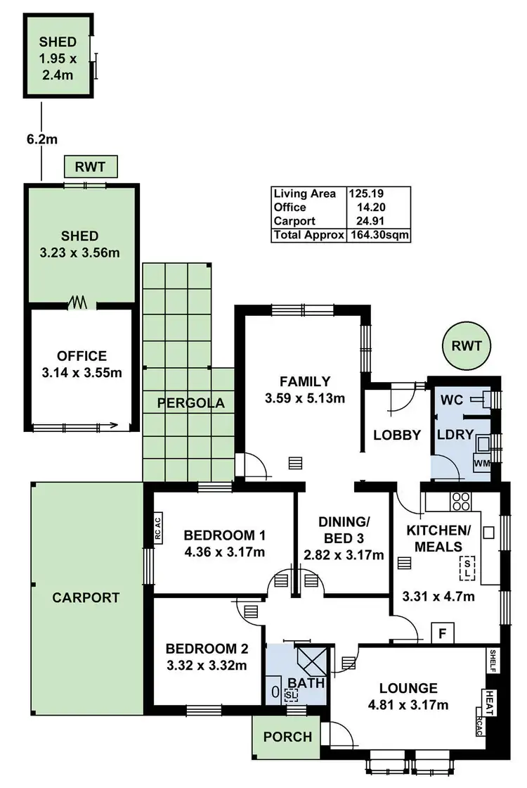 Floorplan of Homely house listing, 7 MacKay Avenue, North Plympton SA 5037