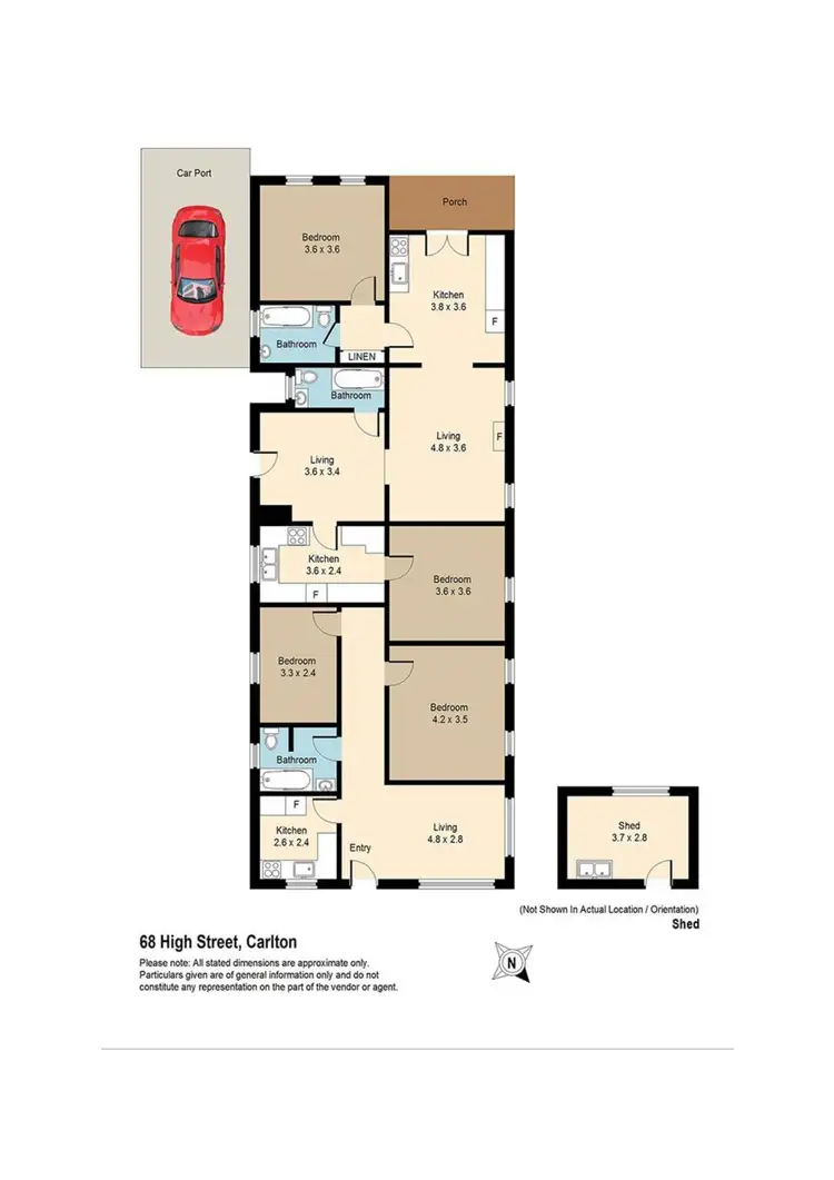 Floorplan of Homely house listing, 68 High Street, Carlton NSW 2218