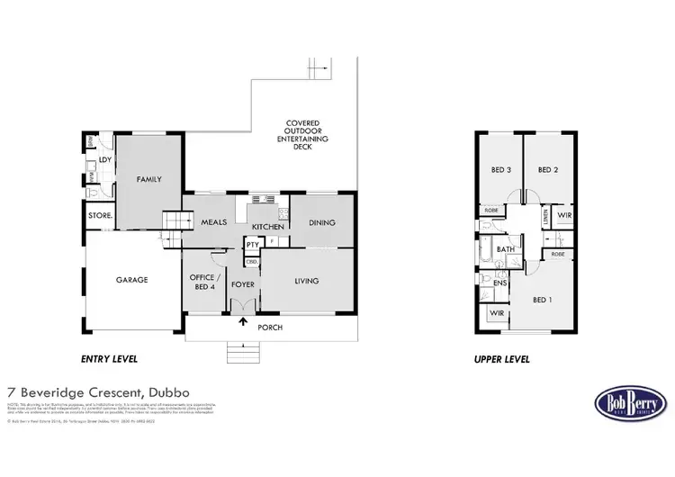 Floorplan of Homely house listing, 7 Beveridge Crescent, Dubbo NSW 2830