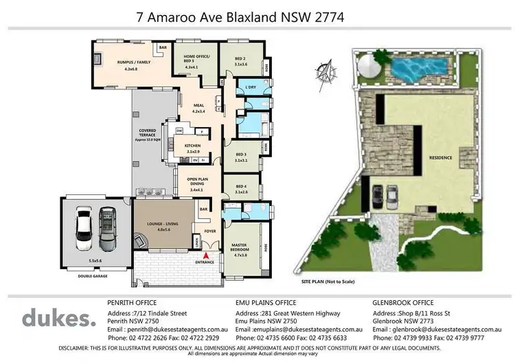 Floorplan of Homely house listing, 7 Amaroo Avenue, Blaxland NSW 2774